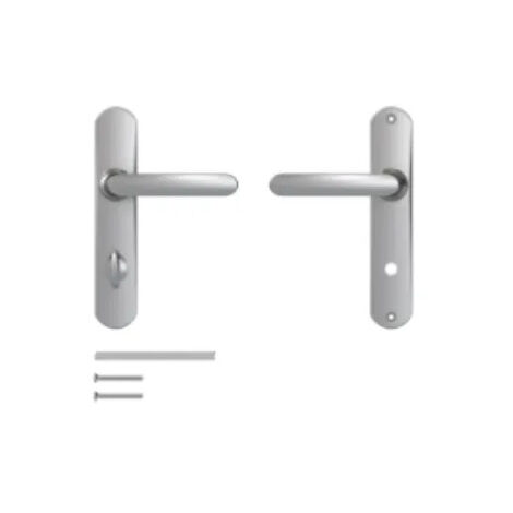 Bricard 984051 - Set Maniglie In Zamak Su Piastra Per Porta D'ingresso - Foto 10