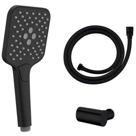 Set colonna doccia nero opaco Remer Absolute design minimale