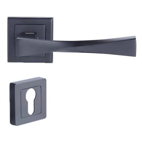 Maniglia Per Porta Yale Superior PVC, Nero Opaco, 92x215mm PZ, Universale - Foto 1