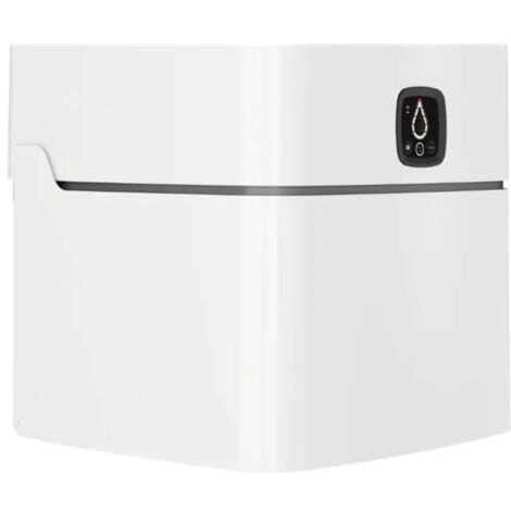 Coperchio del rubinetto quadrato, bianco, per LINEO da 100 a 150 litri (1/3)