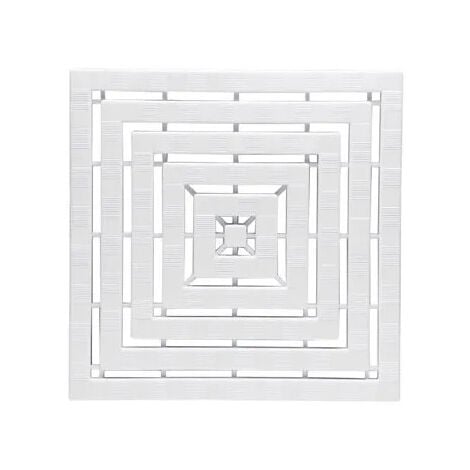 Griglia Con Alette A Gravità Bianca 140 X 140 Mm Di Edil Plast