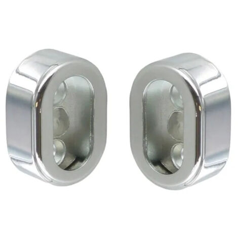 Supporto Per Asta Armadio Ovale 30,5x15,5 Mm - 2 Pezzi | Per Appendiabiti, Tende Doccia, Bastoni Tenda - Foto 11