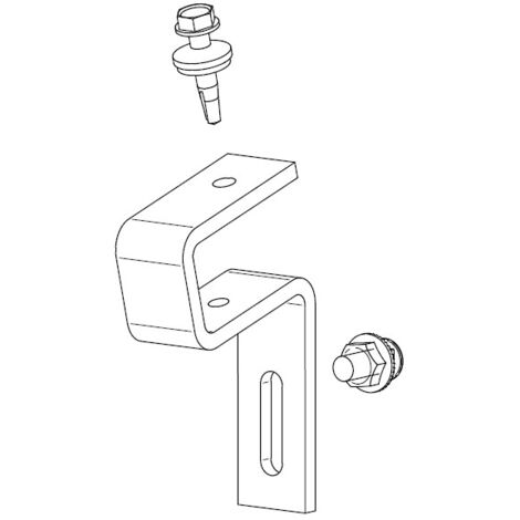 Morsetto acciaio inox per passerelle grigliate GSV 34 A2 OBO 6016642