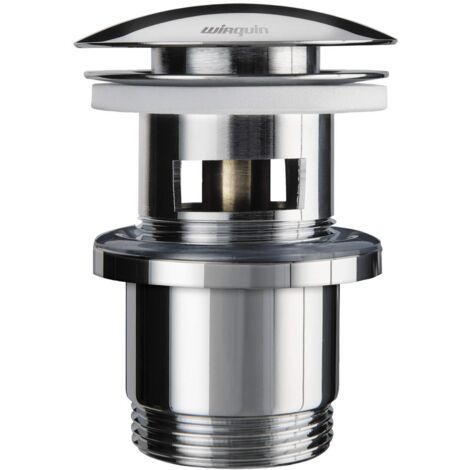 AERZETIX Piletta Per Lavabo 1 1/4" Click-Clac In Plastica: Scarico Pop-up Con Filtro Anti-capelli - 4