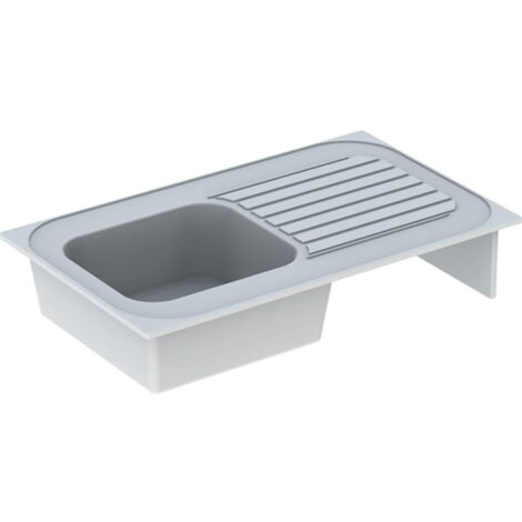 Lavello Redon GEBERIT - 1 vasca 1 gocciolatoio - 100 x 60 mm - 692000000
