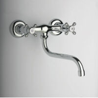 Miscelatore per lavello a muro TIFFANY Chrome