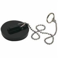 Watts Industries Sirius 452906 - Berretto in PVC nero con catena 30 cm - 57x61