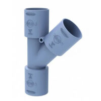 Raccordo a Y pass'partout diametro 40mm per FITOFLEX
