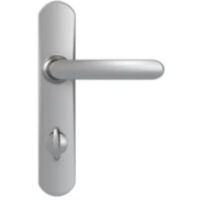 Set Maniglie Schermate Bricard – Piastra In Alluminio Spessore 12 Mm – Sicurezza Grado 3 Antieffrazione