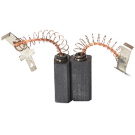 Jeu De 2 Charbons Moteur Pour Black & Decker - Dimensions 6x9x11,5 Mm - Référence Greenstar 2375