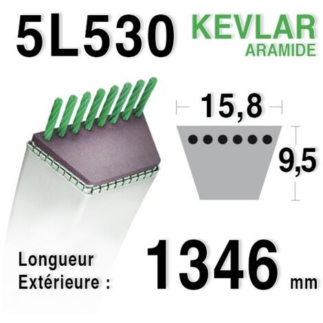 Courroie 5L530 - 5L53 HONDA 754-0629 - 76181-772-202 AYP 6565c3 (1/4)