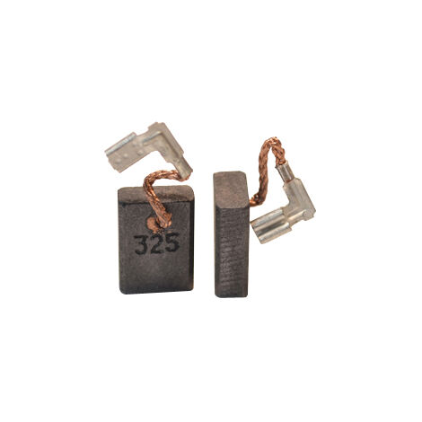 Jeu De 2 Charbons Adaptable Pour Makita. Dimensions: 5 X 11 X 15.5mm. (1/2)