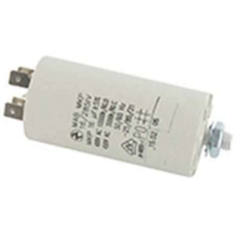 Condensateur électrique universel 16 uf – Fixation M8 – Ø 40mm – H 103mm – Pour circuits électriques à faible consommation (1/4)
