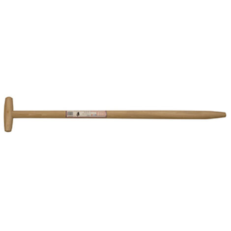 Manche En Bois Dur Poncé Adaptable Pour Bêche, Béquille T, ø39mm X 0,9m.
