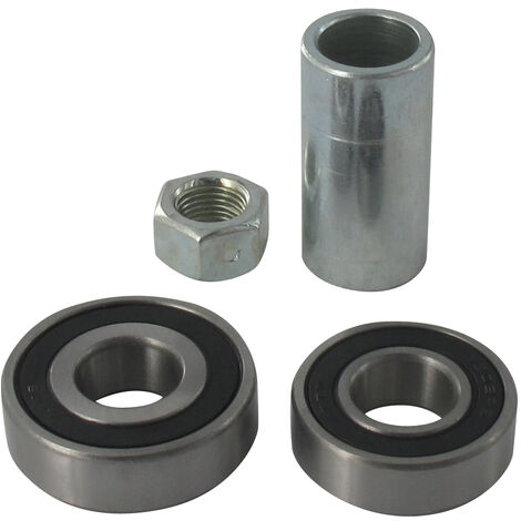 Kit de réparation pour palier 650-0759 – Comprend 2 roulements, 1 entretoise, 1 écrou d'axe de lame – Compatible modèles à partir de 1983