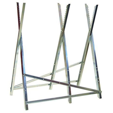 Chevalet de tronçonnage en métal (1/2)