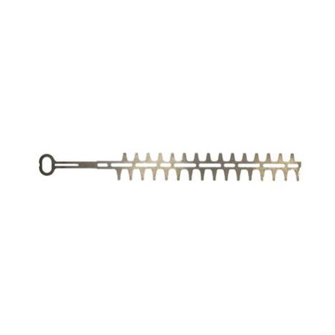 Lame taille-haies à double denture 450mm – Longueur totale 672mm – Compatible modèles HS 45 – Coupe précise et efficace