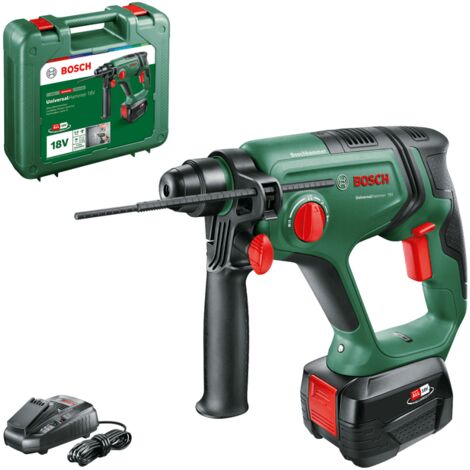 Taladro atornillador a batería Bosch UniversalHammer 18V (1x batería de 4,0 Ah, sistema de 18 V, en maletín)