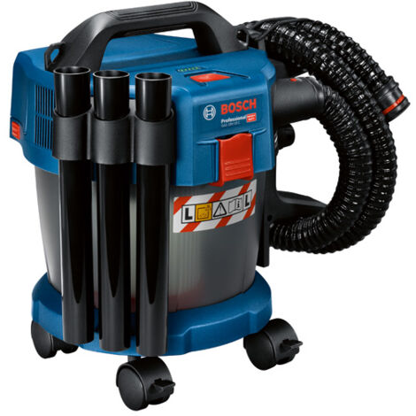 Bosch Professional 18V System GAS 18V-10 L - Aspirador a batería (depósito 10 l, 90 mbar, ruedas, sin batería)