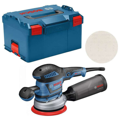 Bosch Professional GEX 40-150 - Lijadora excéntrica (400 W, Ø plato 150 mm, en L-BOXX)