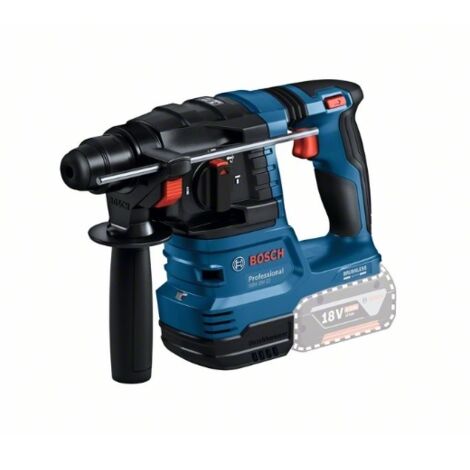 Bosch Professional 18V System martillo perforador a batería GBH 18V-22 (con SDS plus, incl. 2 baterías de 4,0 Ah, cargador GAL 18V-40, 2 cepillos de anillo, GDE 18V-12, en L-BOXX)