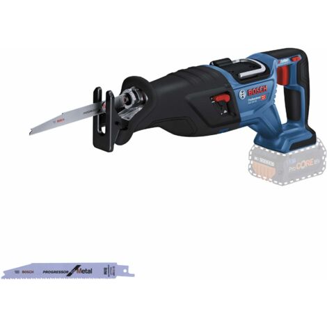 Bosch Professional 18V System GSA 18V-28 - Sierra sable a batería (0 - 2900 cpm, profundidad de corte 230 mm, sin batería, en caja), Azul (1/5)