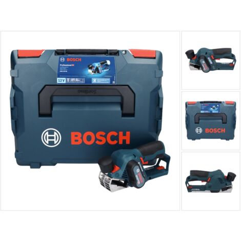 Rabot sans fil GHO 12V-20 (sans batterie ni chargeur) en coffret L-BOXX - BOSCH - 06015A7002