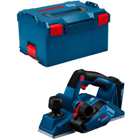 Bosch Professional 18V System cepillo a batería GHO 18V-26 (Brushless, incl. bolsa para polvo, tope paralelo, 1 cuchilla Wood Razor, sin baterías ni cargador, en L-BOXX) (1/5)