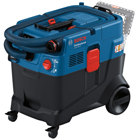 Bosch Professional GAS 400 A aspirador universal (1200 W, limpieza automática del filtro (AFC), con filtro principal, manguera, adaptador PT, tubo curvado, 2 bolsas de recogida de polvo) (1/4)