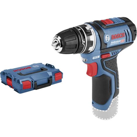 Bosch Professional Atornillador a Batería 12V, 1 Cabezal FlexiClick, sin Batería, en L-Box, Azul, FlexiClick, 30 Nm