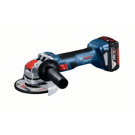 Bosch Professional 18V System GWX 18V-7 - Amoladora angular a batería (18V, X-LOCK, disco diametro 115 mm, sin batería, en caja), Azul
