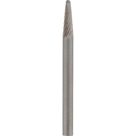 Dremel 9910 - Fresa de carburo de tungsteno con punta de cono 3.2 mm, accesorio punta cuadrada para herramienta rotativa para grabar, tallar en metal, carbono, aluminio