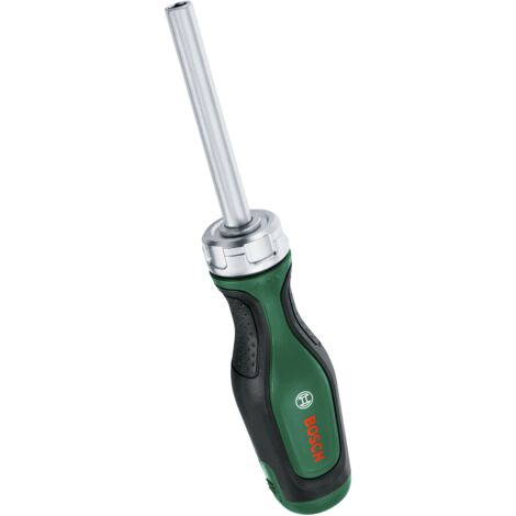 Bosch Destornillador de carraca con 12 puntas (1/2)