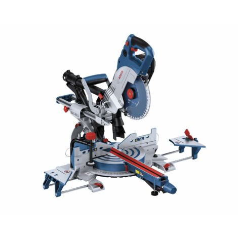 Bosch Professional BITURBO GCM 18V-216 DC - Ingletadora telescópica a batería (Brushless, 18V, Ø 216 mm, Dual láser, Connectivity, sin batería) (1/5)