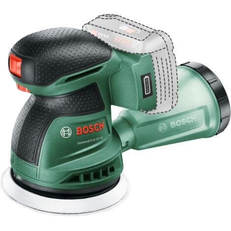Bosch lijadora excéntrica a batería UniversalOrbit 18V-20 (lijado en madera, superficies barnizadas y pintadas de medianas a grandes diámetro: 125 mm sistema de 18 voltios sin batería)