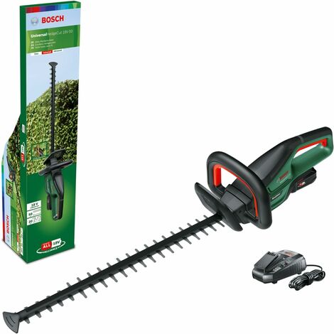 Cortasetos inalámbrico BOSCH UniversalHedgeCut 18V-50 + 1 bat. 2,5Ah-0600849K01
