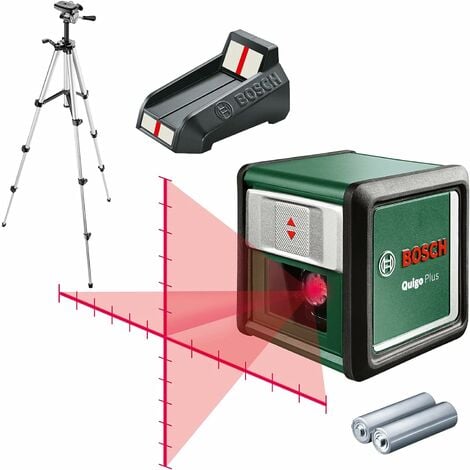 Bosch nivel láser de líneas Quigo Plus con trípode