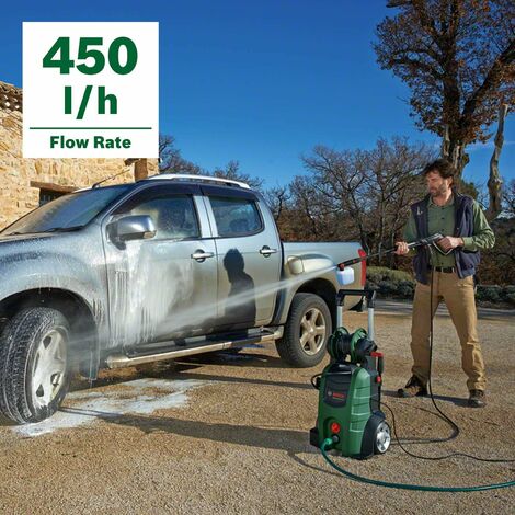 Bosch hidrolimpiadora de alta presión AdvancedAquatak 140 (2100 W, presión máx.: 140 bar, caudal máx: 450 l/h, 7 accesorios)
