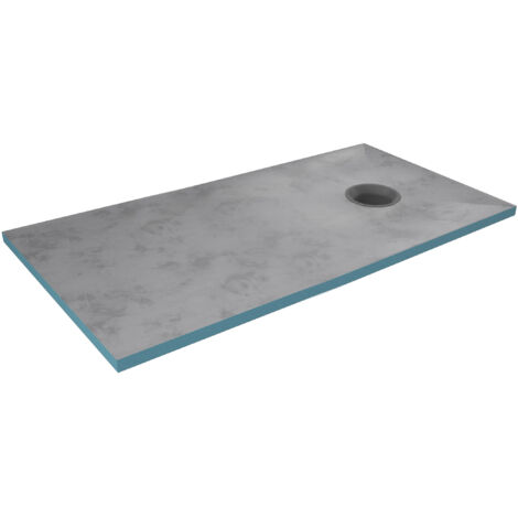 bac receveur de douche à carreler 90x160cm recoupable sur mesure pour douche à l'italienne