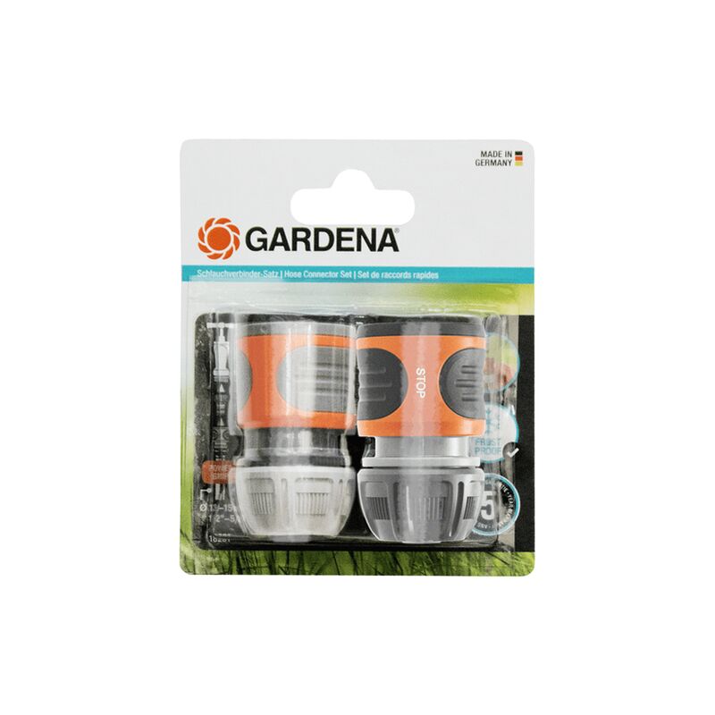 GARDENA Set de conexión para manguera de 13 mm (1/2) y 15 mm (5/8) (18279-20)