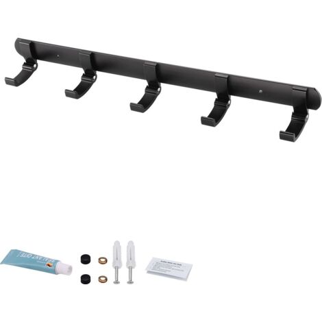 FOGAWA 8er-Set Garderobenhaken Aus Aluminium – Robuste Wandhaken Für Bad, Flur & Küche