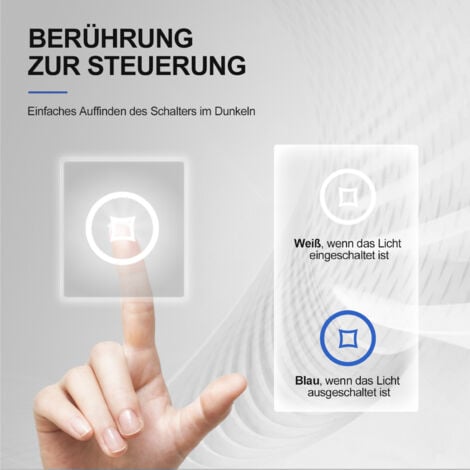 Meykoers led Badspiegel 120x60cm Badezimmerspiegel mit Beleuchtung mit 3X Vergrößerung und Touch-Schalter, Lichtspiegel Kaltweiß 6500K
