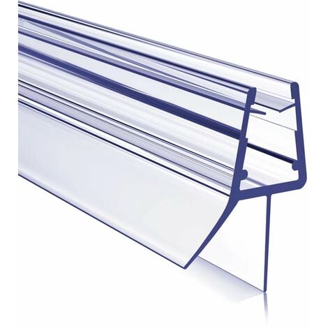 Meykoers Duschtür Dichtung Ersatzdichtung Duschdichtung 100cm, Bodendichtung Schwallschutz mit Wasserabweiser für Duschkabine Duschwand mit 4-6mm Glasstärke