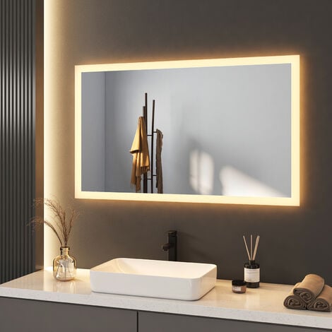 Meykoers LED Badspiegel 100x60cm Beleuchtung