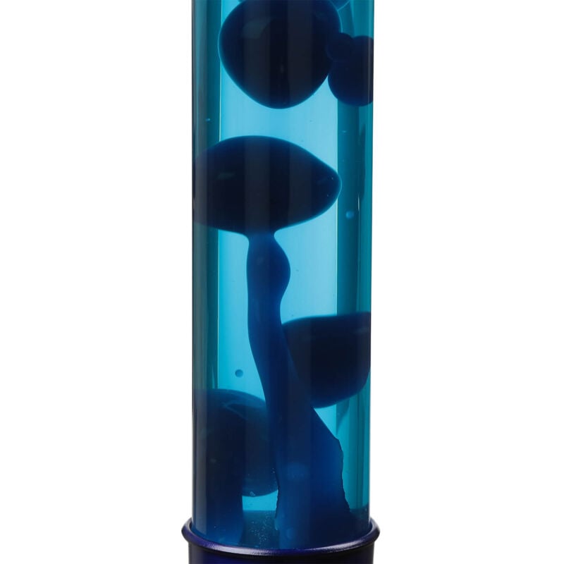 Lampe à lave magma avec ampoule aux couleurs chaudes - liquide decoration  originale Couleur - Bleu