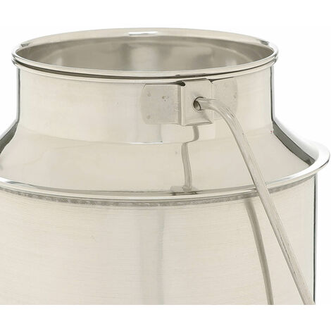 Pot De Transport En Inox 18/10 - Capacité 10-20 Litres Avec Couvercle - Lourd Et Robuste - Neuf