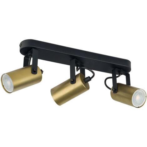 Deckenstrahler 3-flammig GU10 klein B: 47 cm Spot Deckenlampe Deckenleuchte Wohnzimmer Flur (1/3)