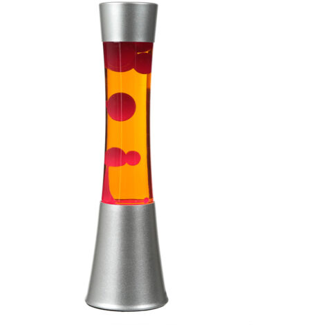 Grande Lampe à Lave XXL Orange Rouge 76 Cm - Lampe Rétro Ambiance Salon Et Chambre - Ampoule Incluse