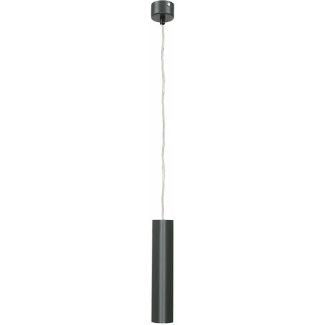 Suspension d'intérieur EYE anthracite au design élégant de style moderne en métal Ø5.5cm - Anthracite (1/5)