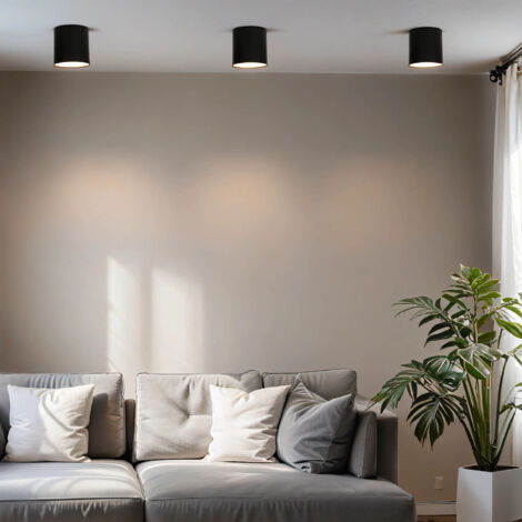 EDO, Plafondlamp OSMIN RIM 2 zwart,2x35W,GU10 inbouwspot,soffitto spot EDO, Plafondlamp OSMIN RIM 2 zwart,2x35W,GU10 inbouwspot,soffitto spot